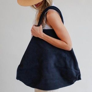 Navy Suede Coqui Coqui Oficios Artesanos Bag